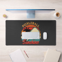 Vintage Pickleball Sunshine Klubb Retro Paddle