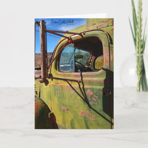 Vintage Pickup Lastbil Kort