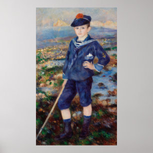 Vintage Pierre Auguste Renoir Sjöpojke Poster