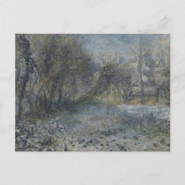 Vintage Pierre Auguste Renoir Snö omfattade Landsc Vykort