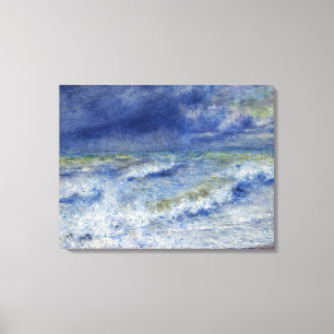 Vintage Pierre Auguste Renoir the Wave Canvastryck