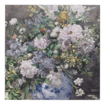 Vintage Pierre Auguste Renoir Vår Bouquet