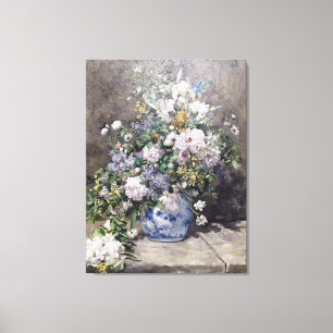 Vintage Pierre Auguste Renoir Vår Bouquet Canvastryck