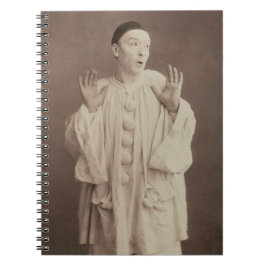 Vintage Pierrot Clown Anteckningsbok