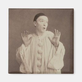 Vintage Pierrot Clown Magnet