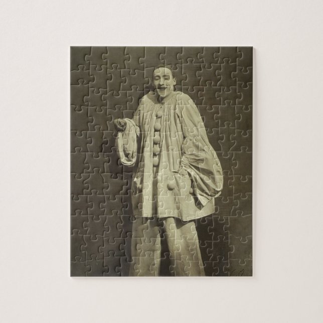 Vintage Pierrot Clown Pussel (Vertikal)