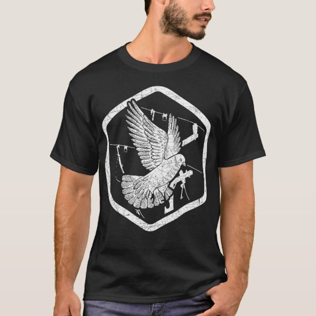Vintage Pigeon T Shirt (Framsida)