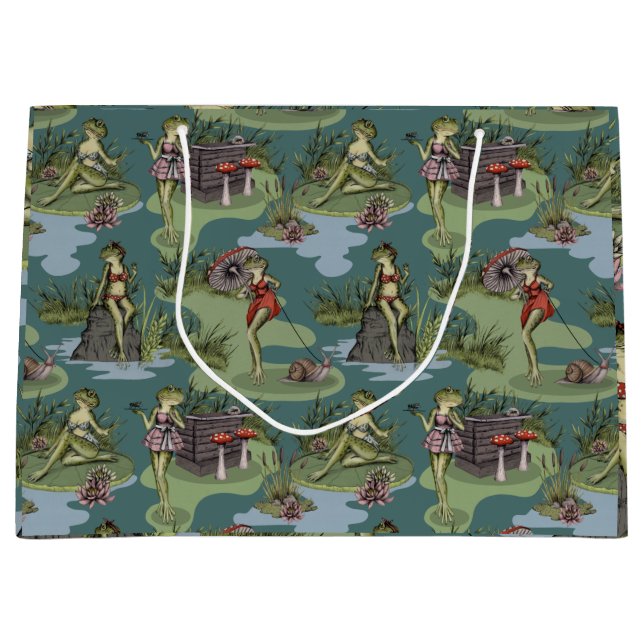 Vintage Pin-Up Girl Frogs (Framsidan)