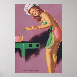 Vintage Pin-up Poster
