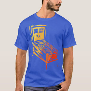Vintage Pinball Maskin ger Pinball Shirt Retro T