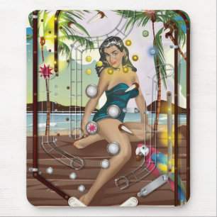 Vintage Pinball Maskin-spel Musmatta