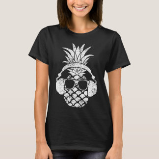 Vintage Pineapple Hawaiian Aloha Beach Fruit Cockt T Shirt