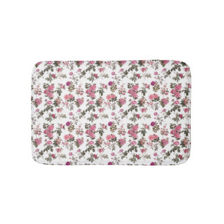 Vintage Pink Roses Badrumsmatta