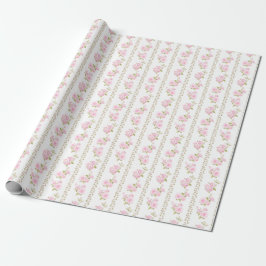 Vintage Pink Roses  Presentpapper