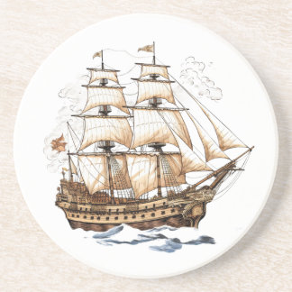 Vintage Pirat Frakt Underlägg