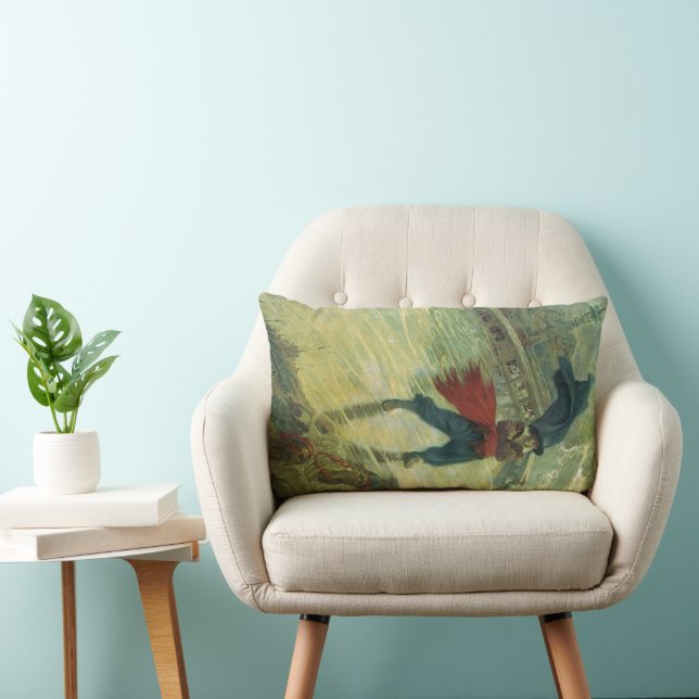 Vintage Pirat, Howard Pyles flygande dutchman Lumbarkudde (Stol)