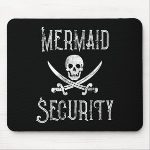Vintage Pirat Sjöjungfru Security Merman Protectio Musmatta