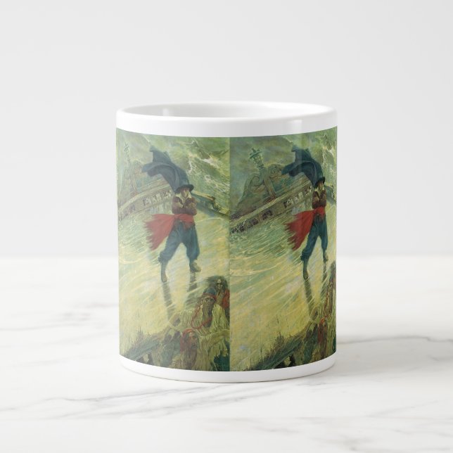 Vintage Pirate, Den flygande holländaren av Howard Jumbo Mugg (Framsidan)