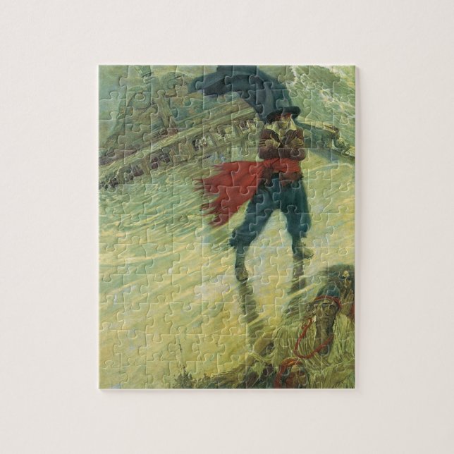 Vintage Pirate, Den flygande holländaren av Howard Pussel (Vertikal)