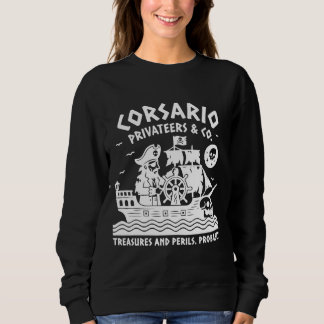 Vintage Pirate Linocut Shirt - Corsario Privateers T