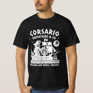 Vintage Pirate Linocut Shirt - Corsario Privateers T