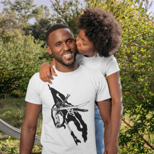 Vintage Pirater Flagga, Jolly Roger Skull Crossbon T-shirt