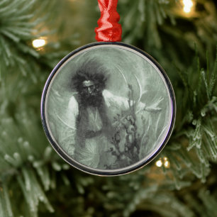 Vintage Pirater, kapten Goldsack av Howard Pyle Julgransprydnad Metall