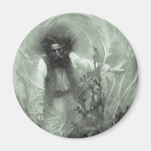 Vintage Pirater, kapten Goldsack av Howard Pyle Magnet