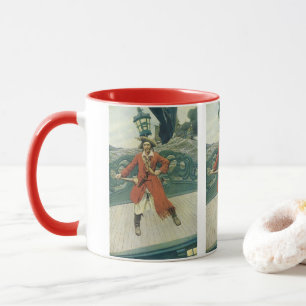 Vintage Pirater, kapten Keitt av Howard Pyle Mugg
