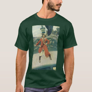 Vintage Pirates, Captain Keitt av Howard Pyle T-shirt