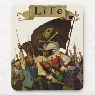 Vintage Piratliv 1921 illustration Musmatta