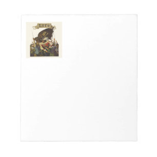 Vintage Piratliv Wyeth-illustration Anteckningsblock
