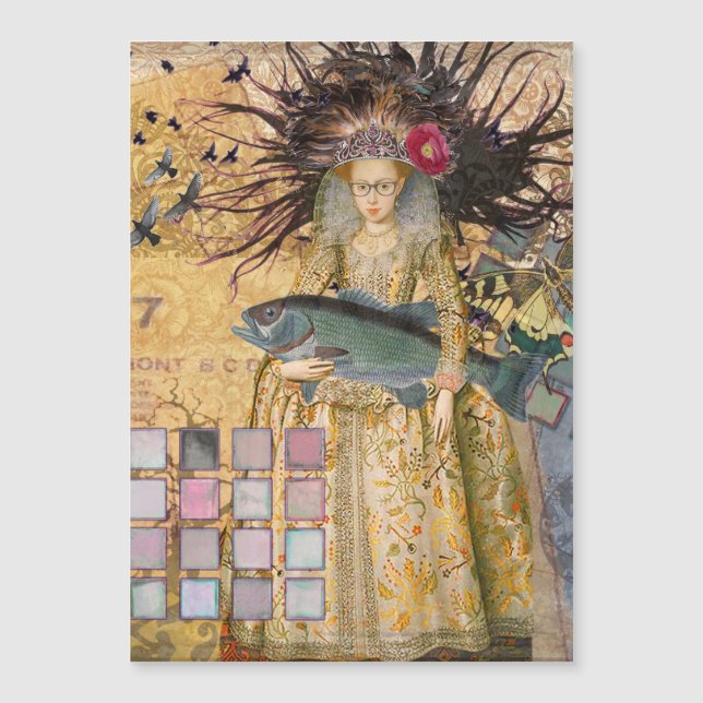 Vintage Pisces Woman gotiic Classic (Framsida)