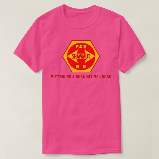 Vintage Pittsburgh and Shawmut Railroad T Shirt (Design framsida)