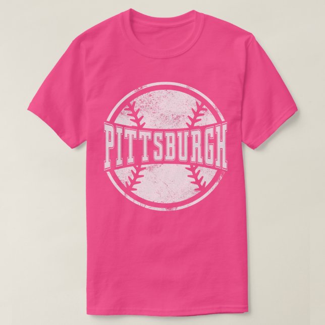 Vintage Pittsburgh Baseball Team Gift T Shirt (Design framsida)
