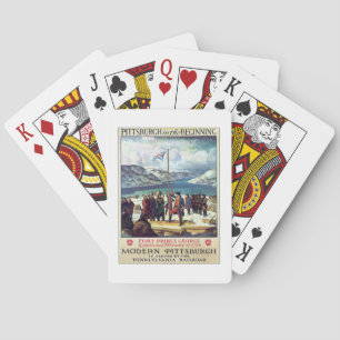 Vintage Pittsburgh i början av cykeluppspelningen Casinokort
