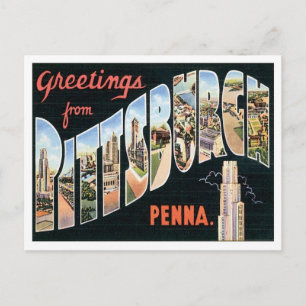 Vintage Pittsburgh Pennsylvania Vykort