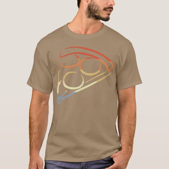 Vintage Pizza gift T Shirt (Framsida)