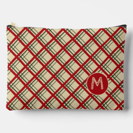 Vintage Plaid Tartan Monogrammdesign