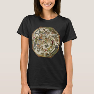 Vintage planisfär Himmelskarta av Peter Apian Tee Shirt