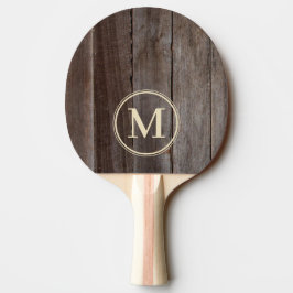 Vintage Planks Monogramm Pingisracket