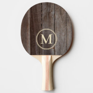 Vintage Planks Monogramm Pingisracket