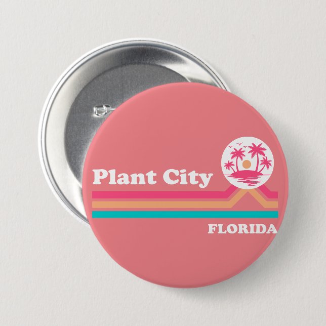 Vintage Plant City Florida Knapp (Framsida & baksida)
