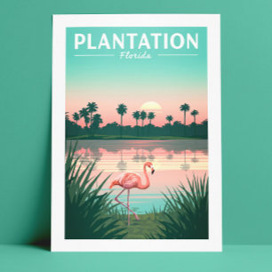 Vintage Plantation Florida Vykort