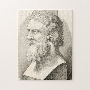 Vintage Plato filosofillustrationen Pussel