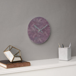 Vintage Plommon Libelle Dans Rund Klocka