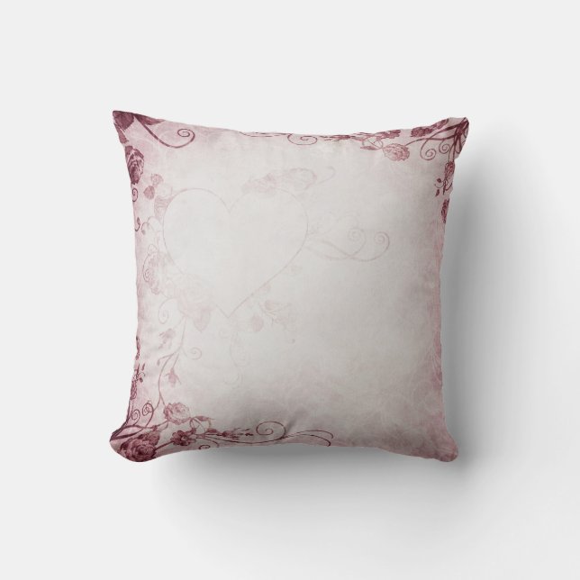 Vintage Plum Ro Kudde (Framsida)