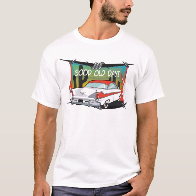 Vintage Plymouth 1957 Tröja (Framsida)