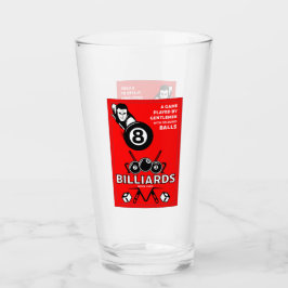 Vintage Pocket Billards Glaskopp