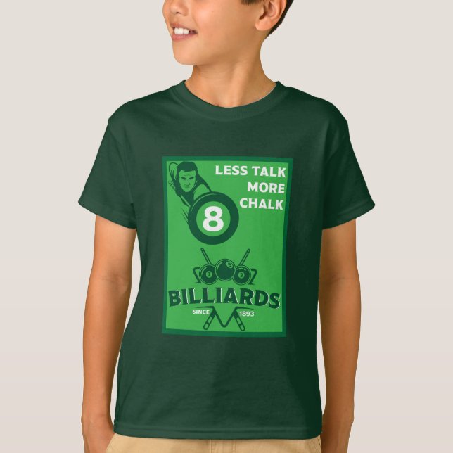 Vintage Pocket Billards T Shirt (Framsida)